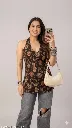 Designer backless sleeveless top 13
