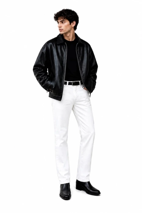 Classic Edge Letther Jaket