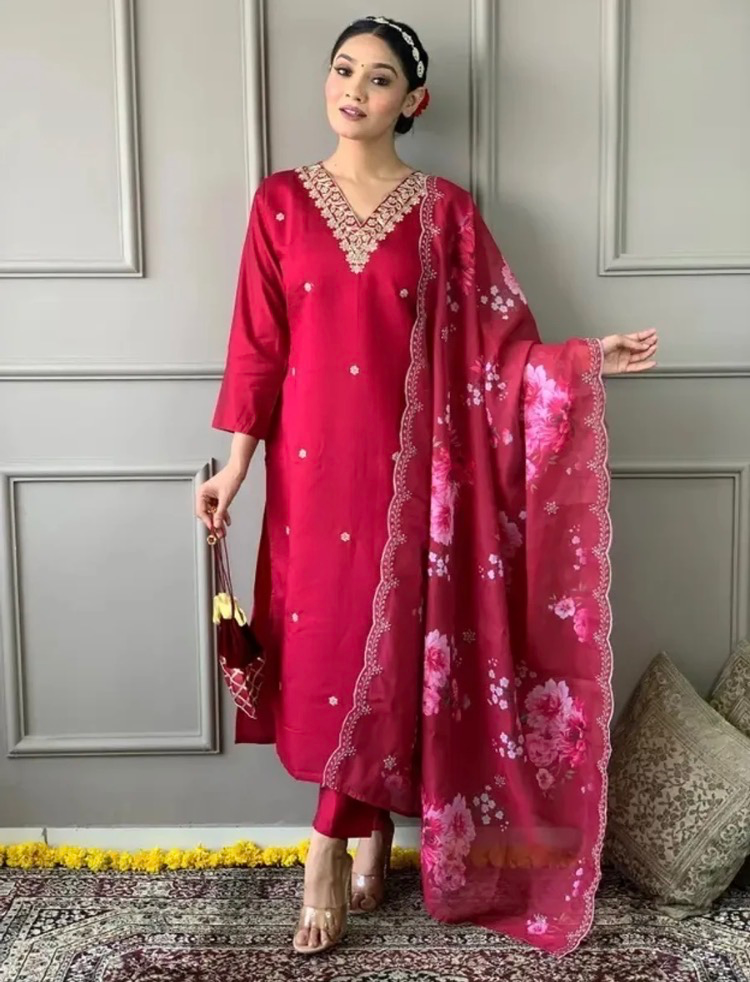 Reyan 3 piece floral pink