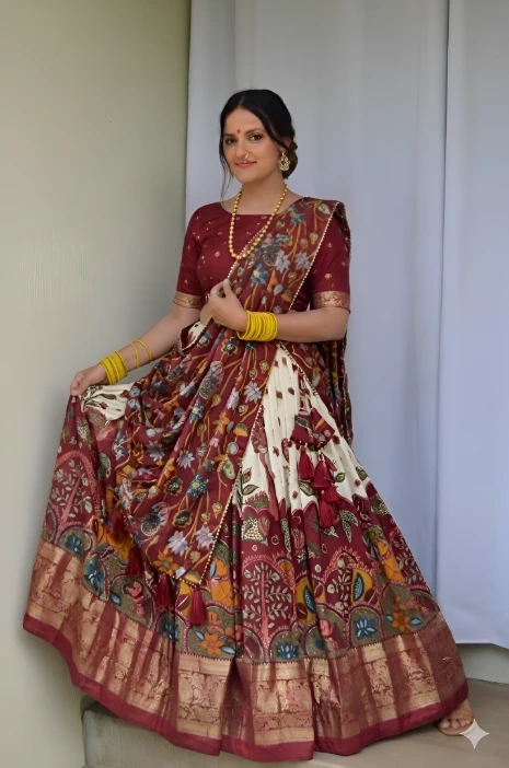 GOPI DRESS red and white