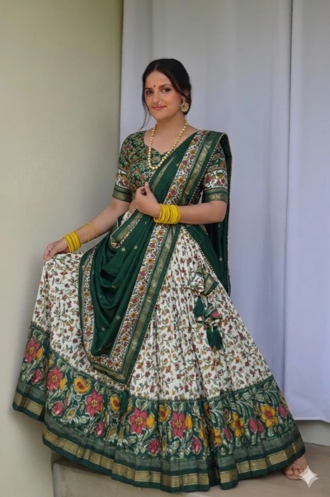 GOPI DRESS floral greeen