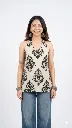 Designer backless sleeveless top 03