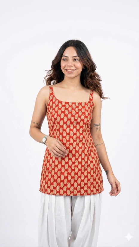 Designer backless sleeveless top 06 (S)